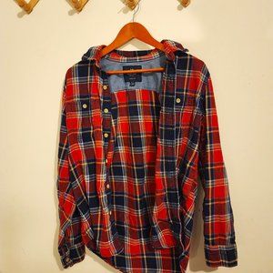 100% Cotton American Eagle Flannel Plaid